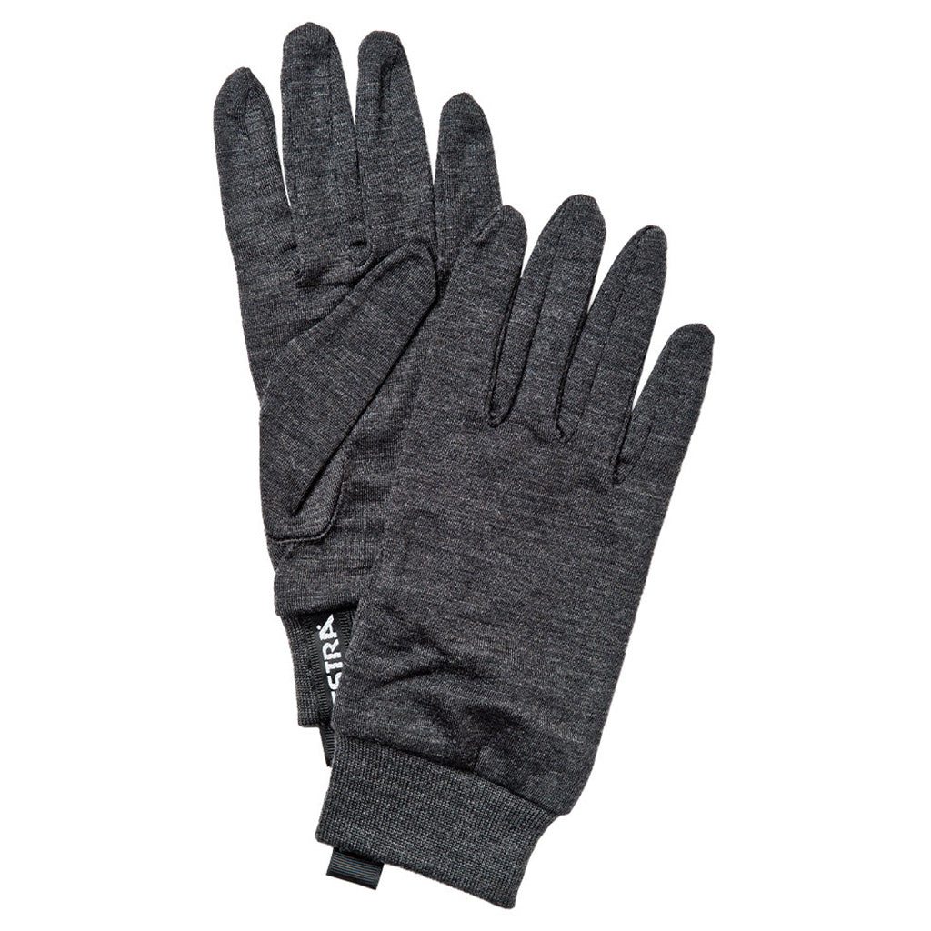Merino Wool Liner Active 5 Finger Handsker i farven Koks