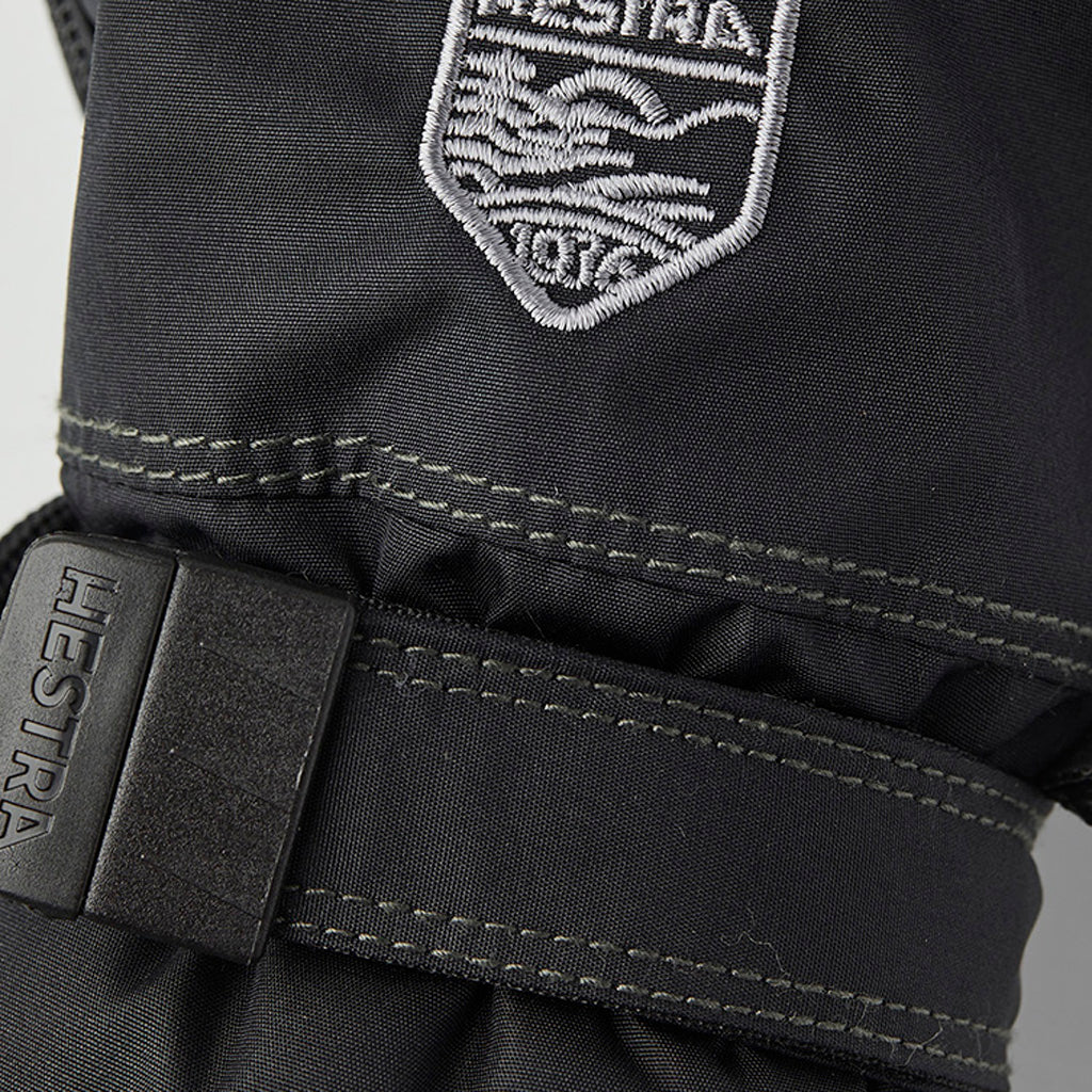 Baby Zip Long Luffer i farven Svart nærbillede