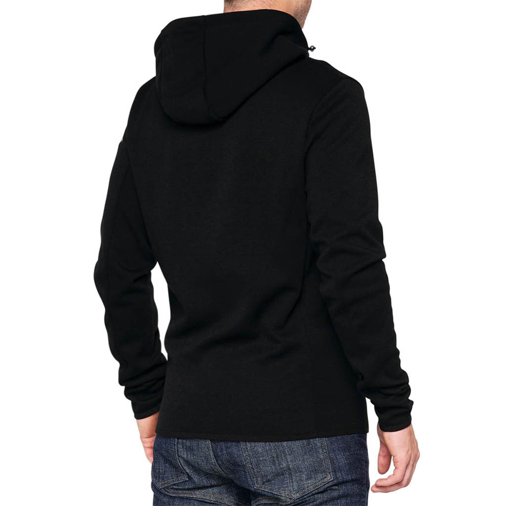 Viceroy Tech Zip Hoodie i farven sort set bagfra
