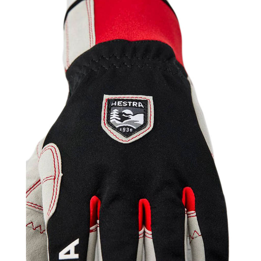 Ergo Grip Windstopper Race 5 finger Handsker i farven Svart set oppe fra