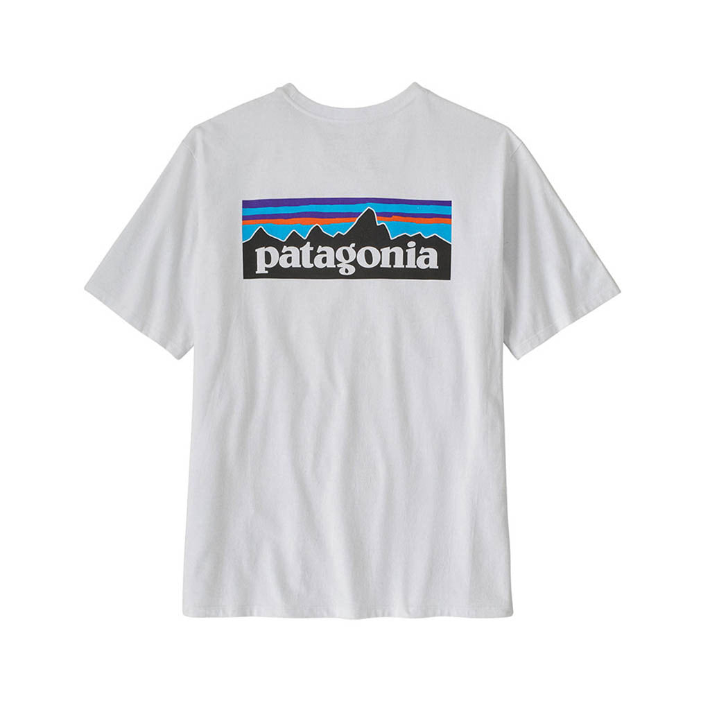 En T-Shirt, P-6 Logo Responsibili-Tee i farven hvid set bagfra