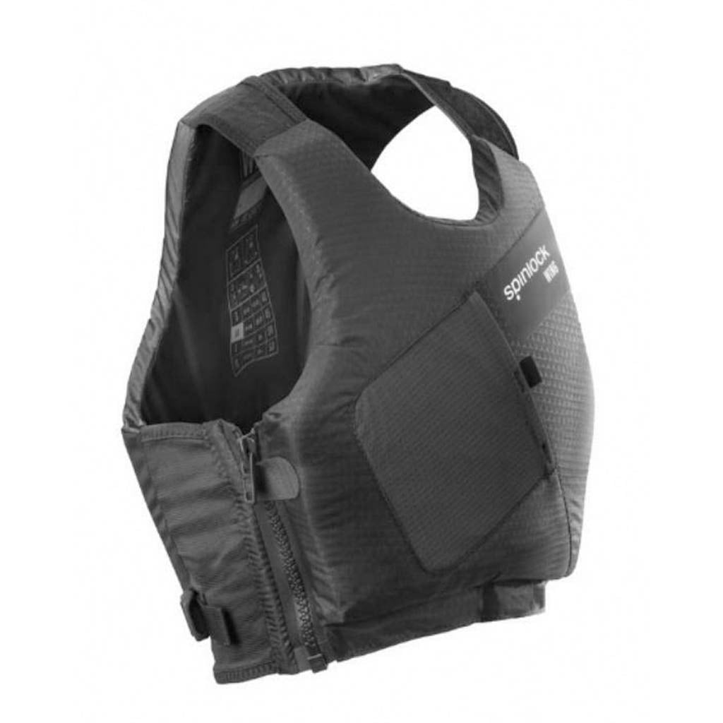 En Svømmevest, Wing i farven Sort set fra en skrå vinkel