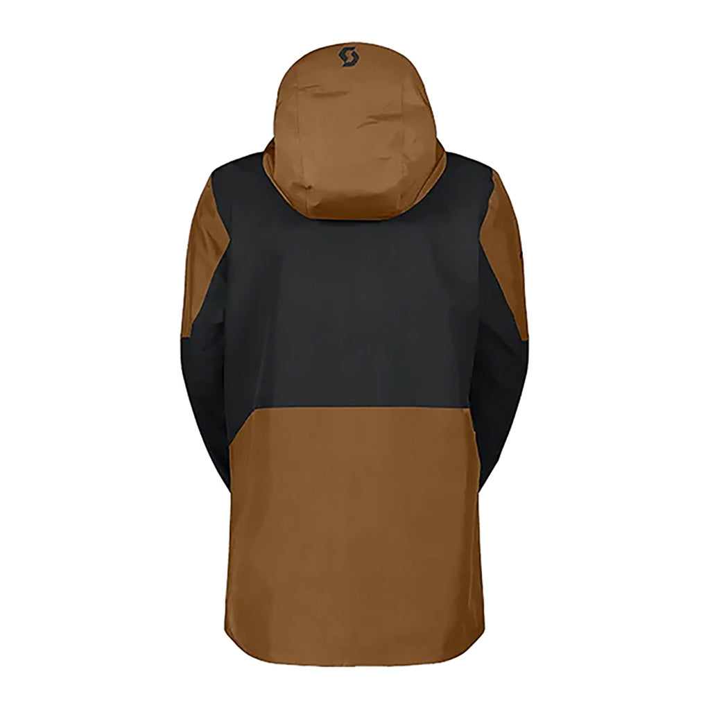 En Skijakke, Vertic GORE-TEX 2L i farven sort/Bread brun set bagfra