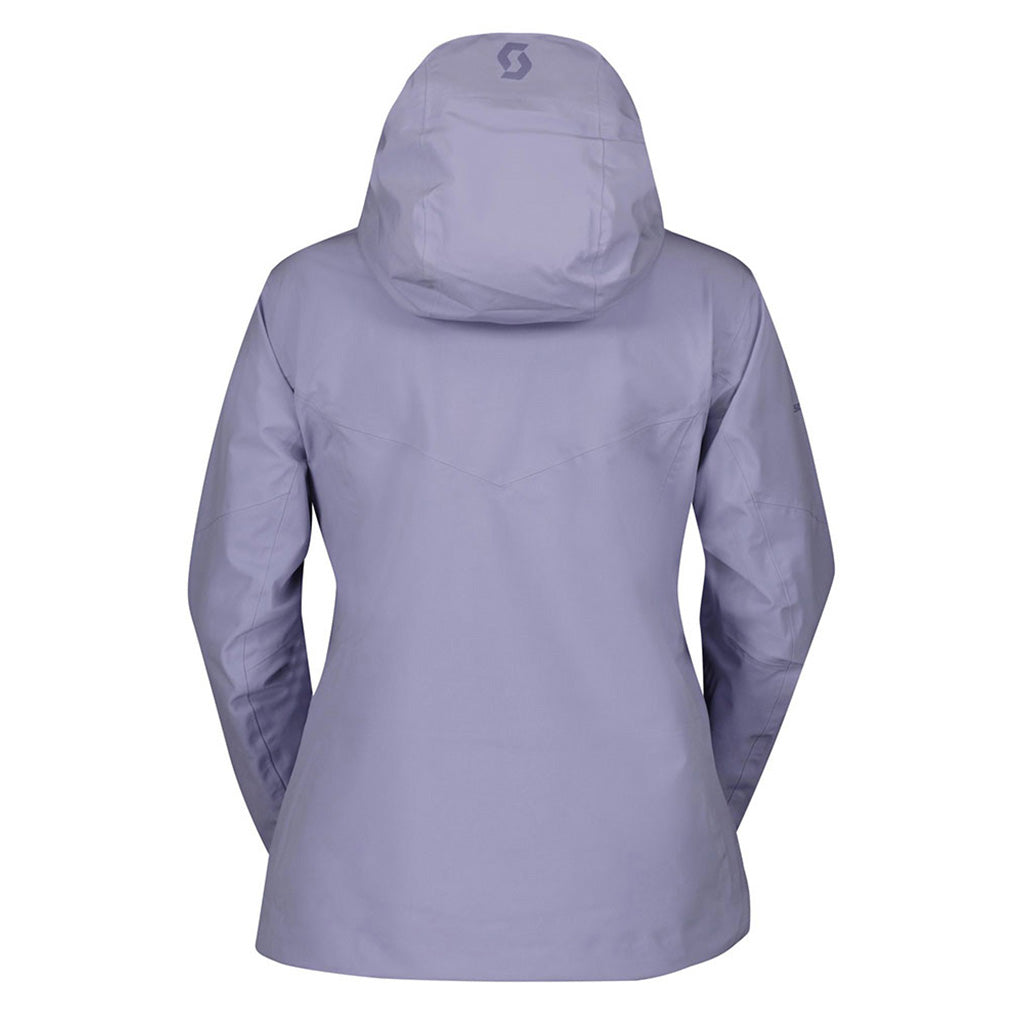 En Skijakke, Explorair 3L i farven Heather lilla set bagfra