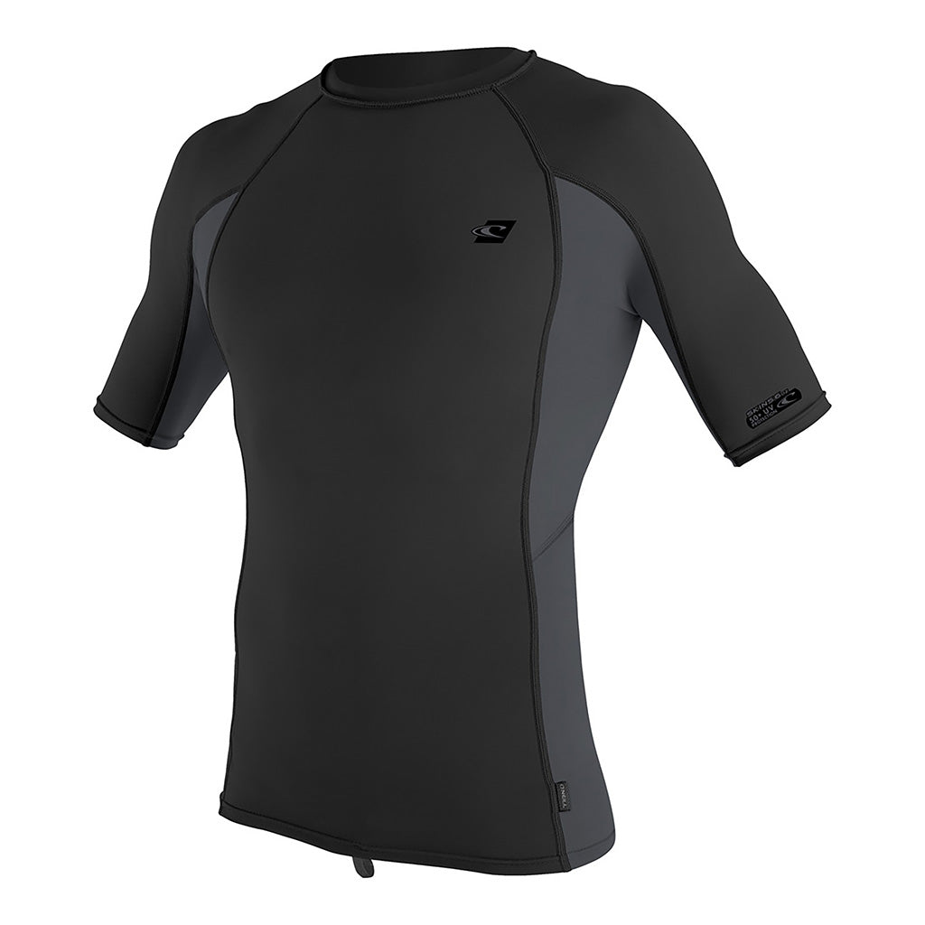 En UV Trøje, Premium Skins S/S Rash i farven BLK/GRPH/BLK