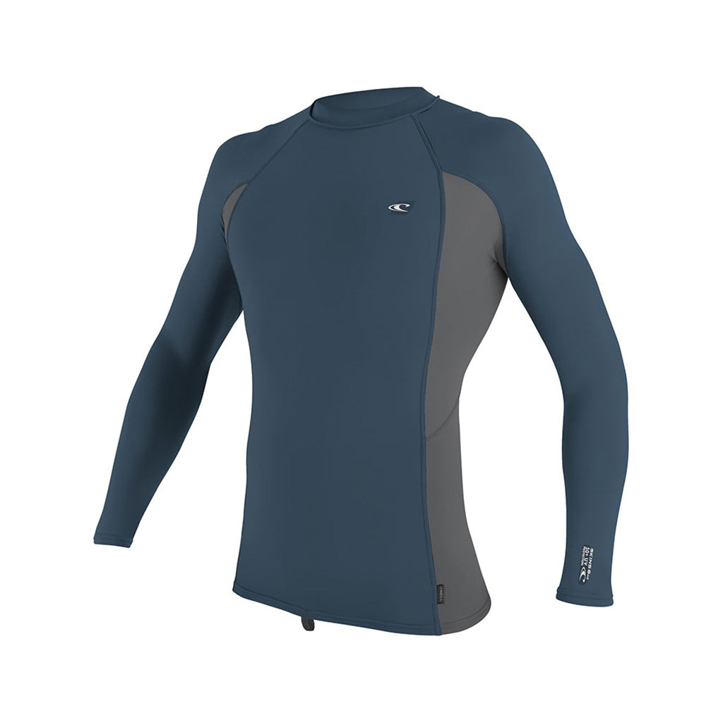 En Rashguard, Premium Skins L/S i farven Copen blå/Smoke/Cpn Bl