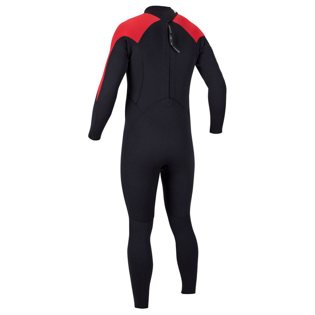 Rental Gbs 5/3 Back Zip Full Våddragt set bagfra