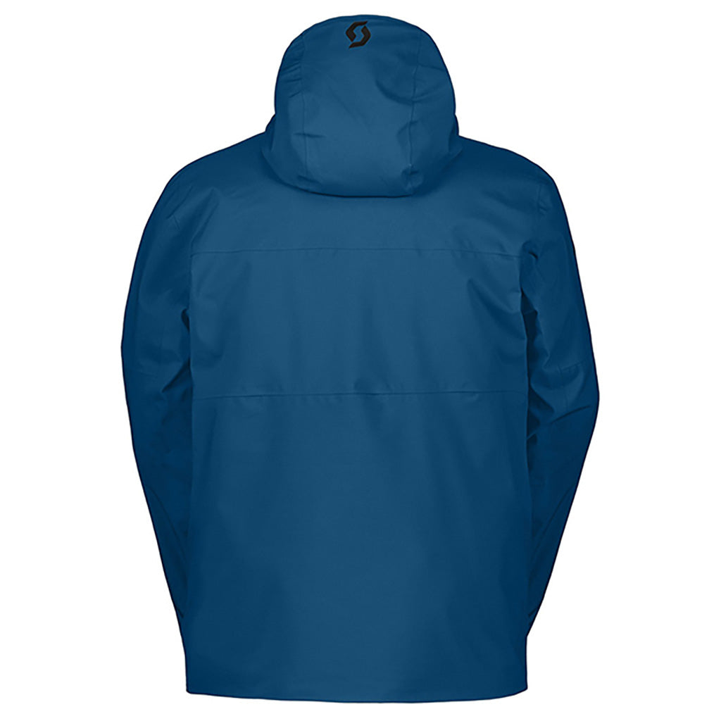 En Skijakke, Ultimate Dryo 10 i farven Solid blå set bagfra