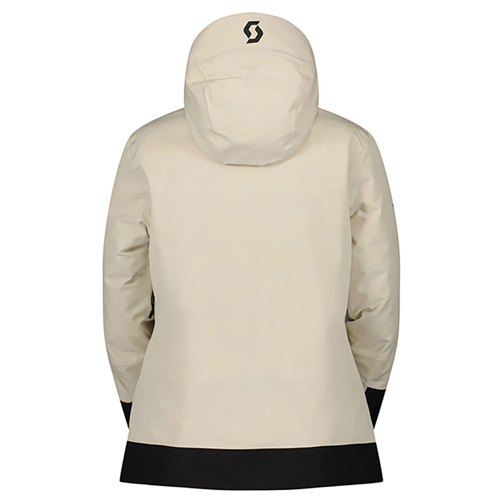 En Skijakke, Ultimate Dryo Ripstop i farven Dust Wht/sort set bagfra