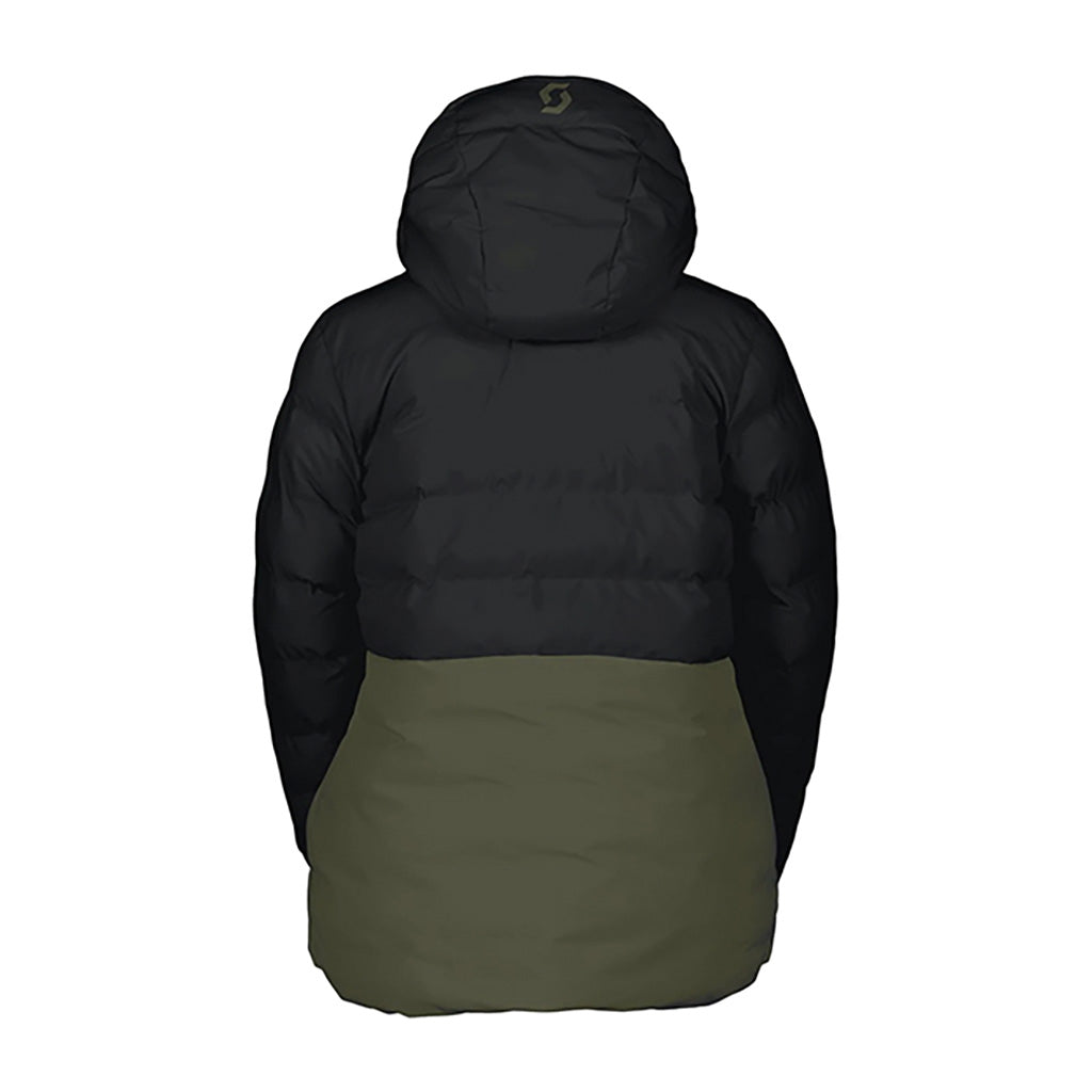 En Skijakke, Ultimate Warm i farven Douglas grøn/sort set bagfra