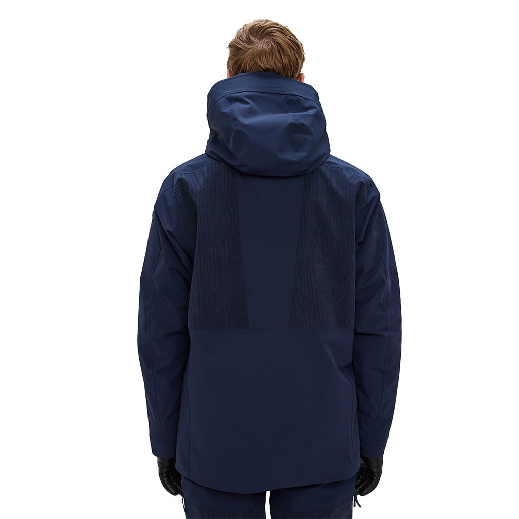 En Skijakke, Andrew Cord Ski i farven Navy set bagfra