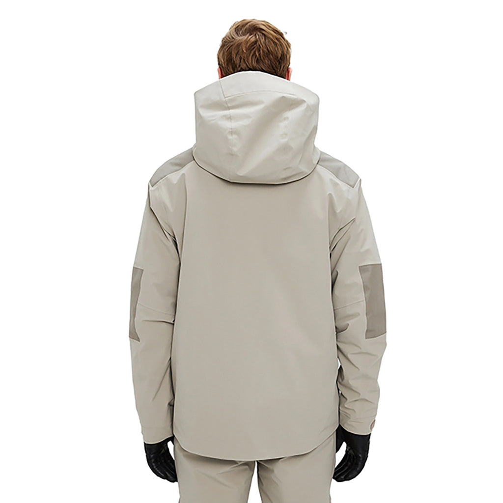 En Skijakke, Dene Ski i farven Lt Beige set bagfra