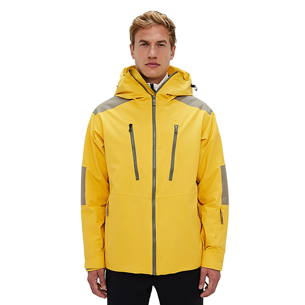 En Skijakke, Dene Ski i farven Golden gul set forfra