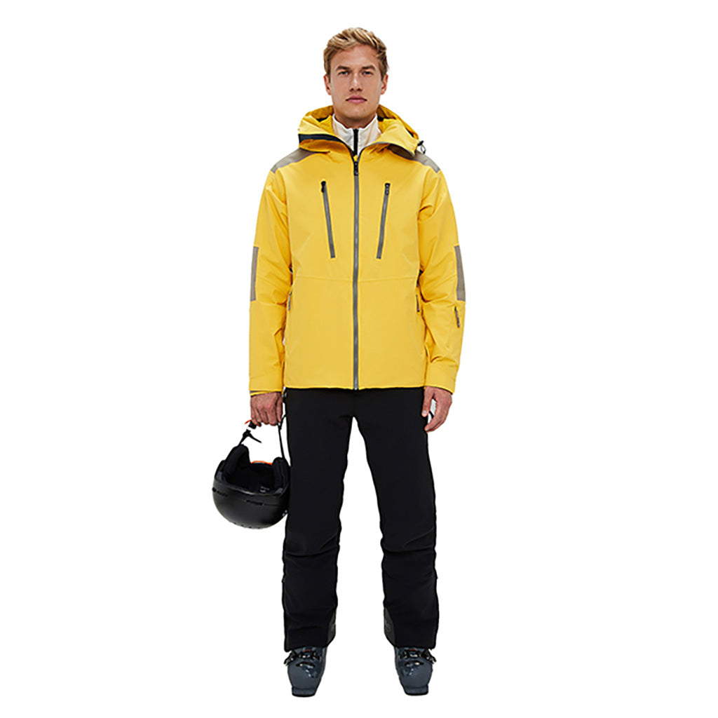 En Skijakke, Dene Ski i farven Golden gul set forfra