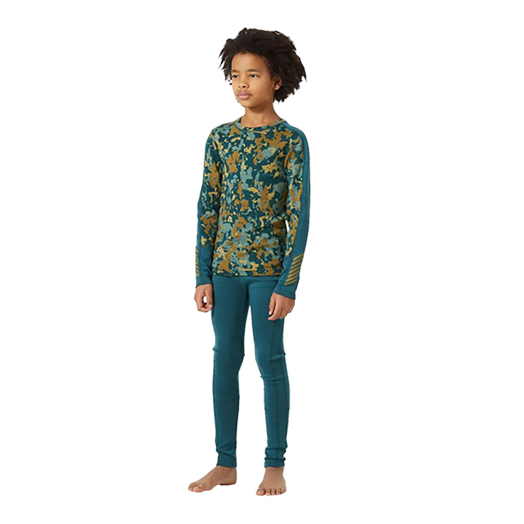 Graphic Lifa Merino Set i farven Dark Creek / Camo set forfra