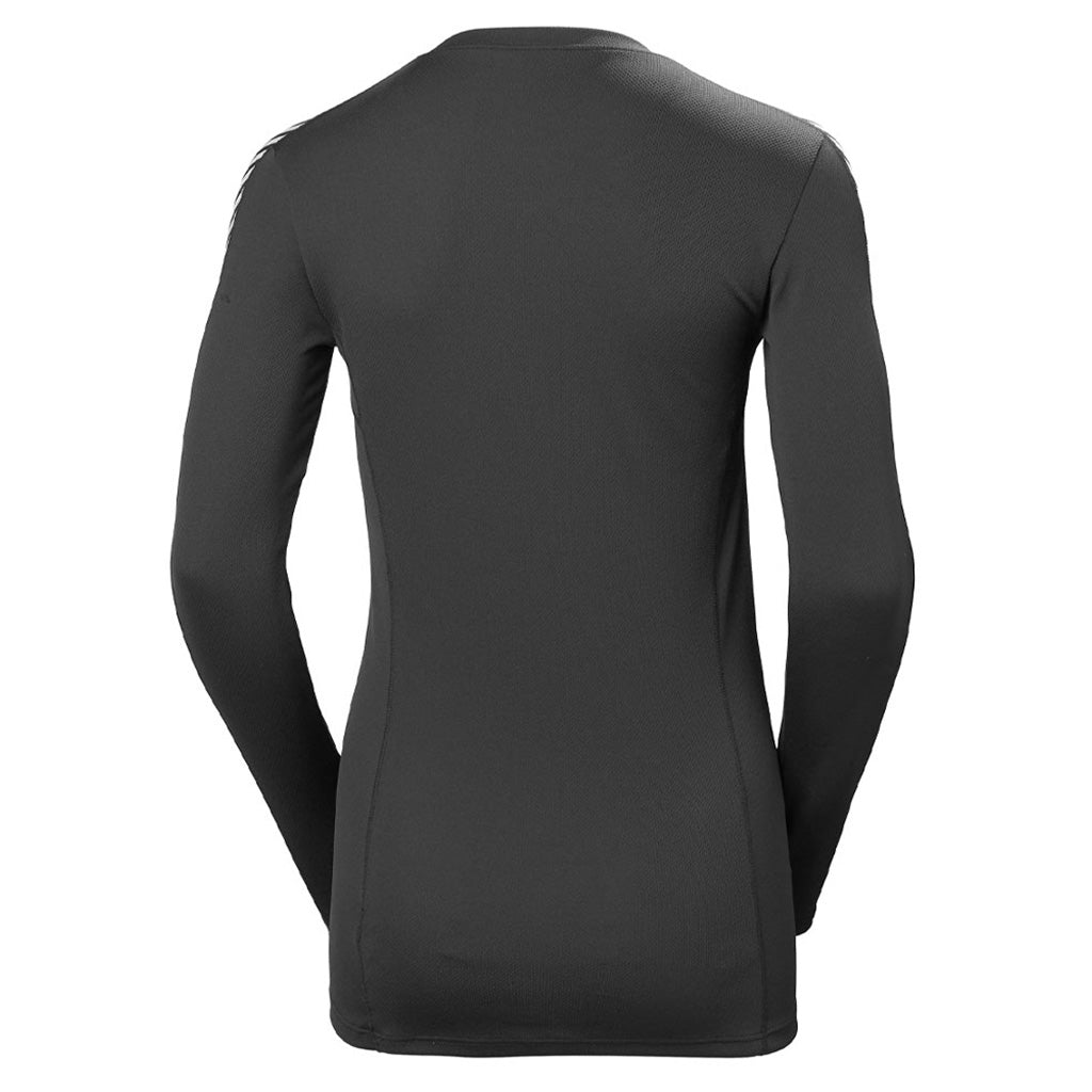 Skiundertøj, Lifa Crew i farven sort set bagfra