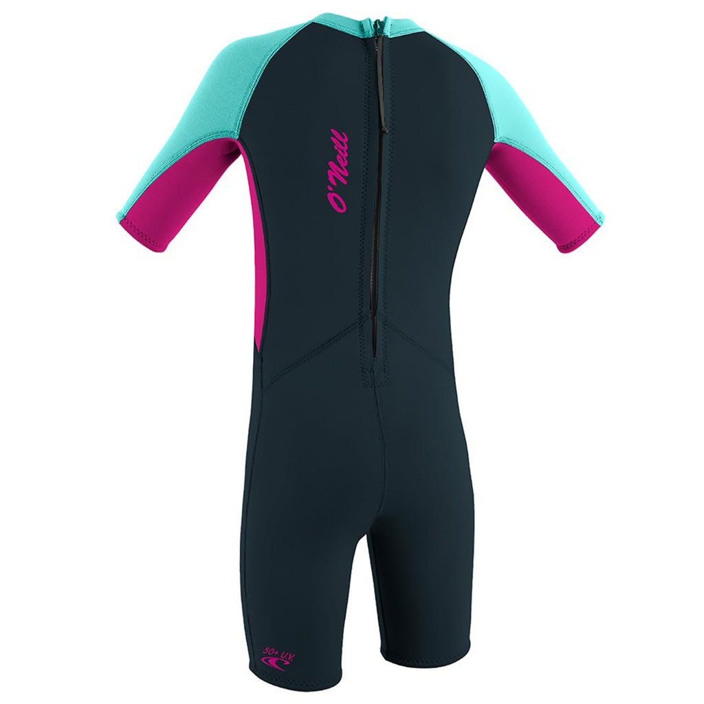Toddler Reactor-2 2mm Back Zip S/S Spring Våddragt set bagfra