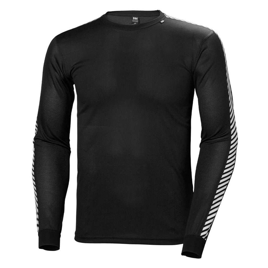 En Skiundertøj, Lifa Stripe Crew sort i farven sort