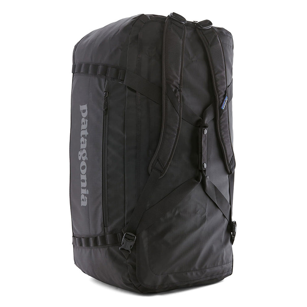 sort Hole Duffel 100L i farven sort set fra venstre side