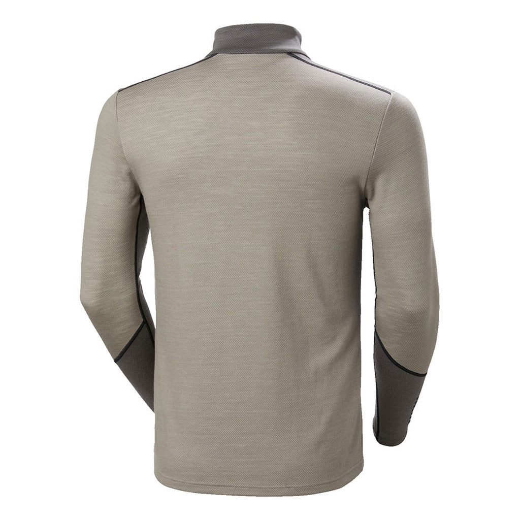 Skiundertøj, Lifa Merino Midweight 1/2 Zip i farven Terrazzo set bagfra