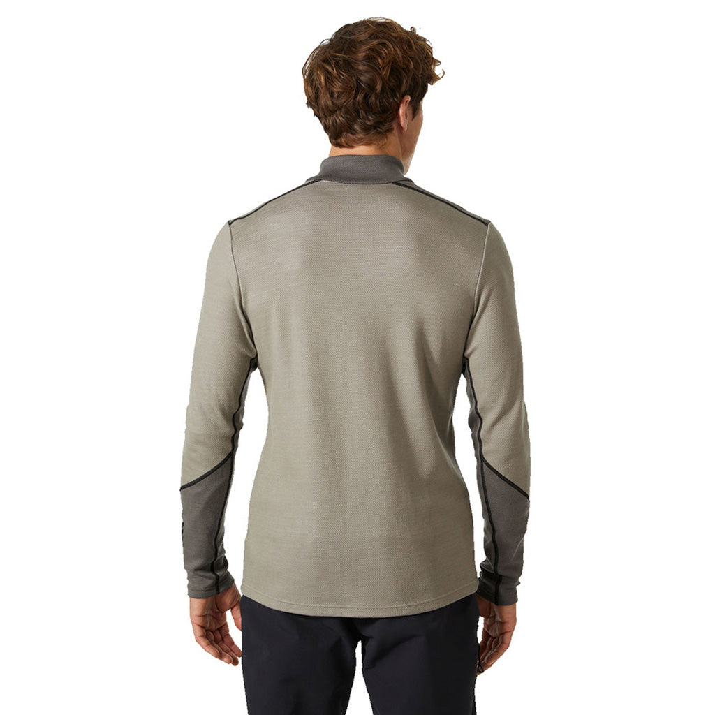 Skiundertøj, Lifa Merino Midweight 1/2 Zip i farven Terrazzo set bagfra