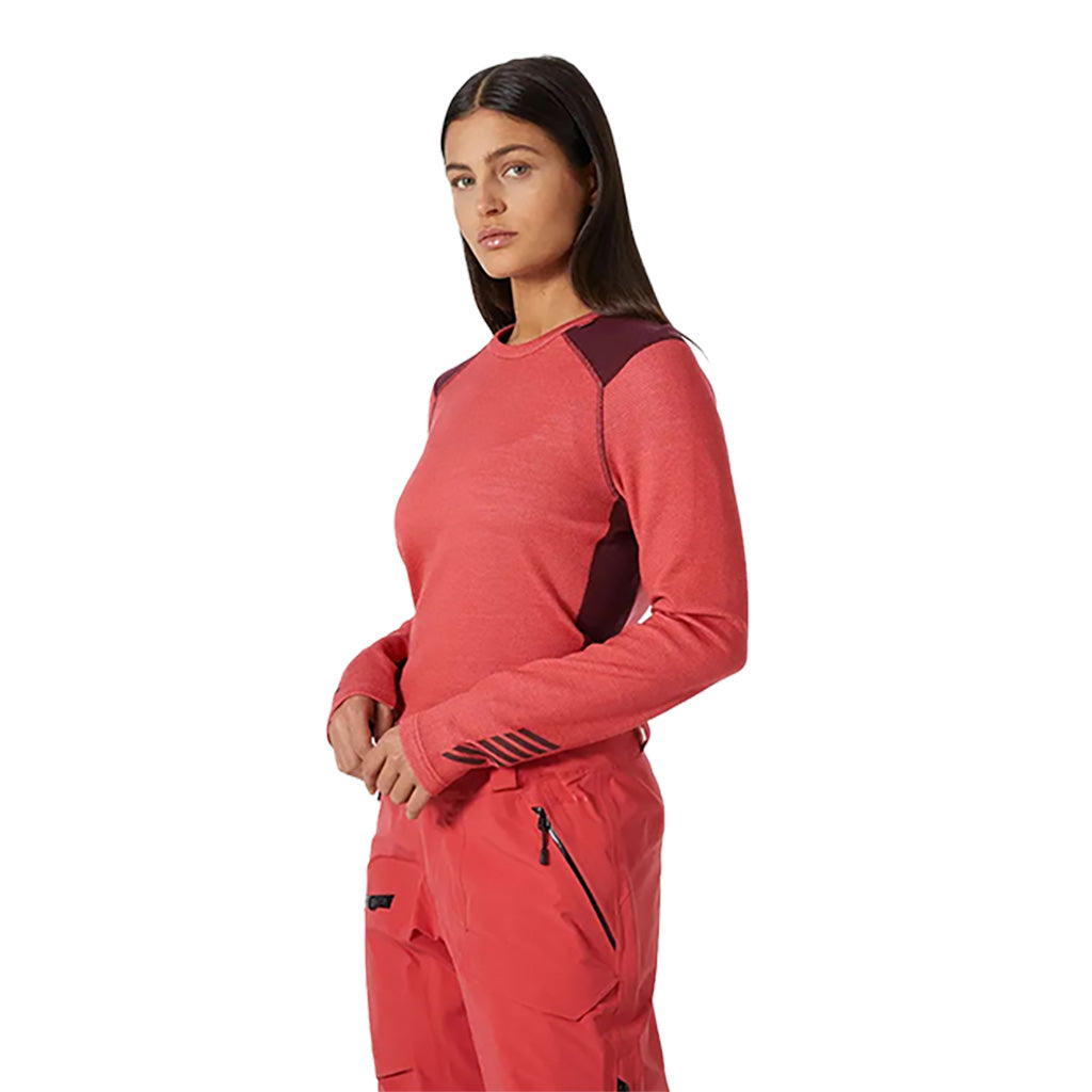 LIFA MERINO MIDWEIGHT CREW Skiundertøj set fra venstre side