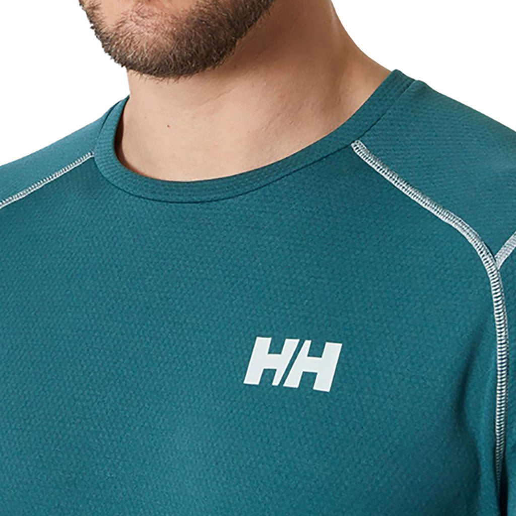 Skiundertøj, Lifa Active Crew i farven Dark Creek nærbillede