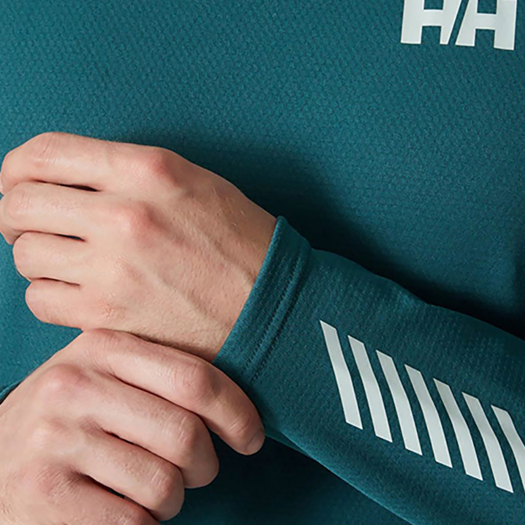 Skiundertøj, Lifa Active Crew i farven Dark Creek nærbillede