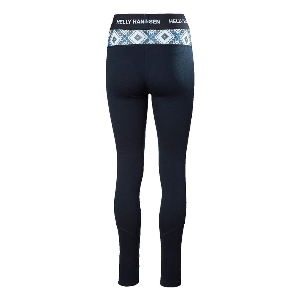 Skiundertøj, Lifa Merino Midw Gra i farven Navy set bagfra