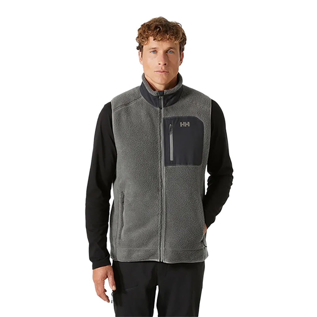 PANORAMA PILE BLOCK VEST Skiundertøj set forfra