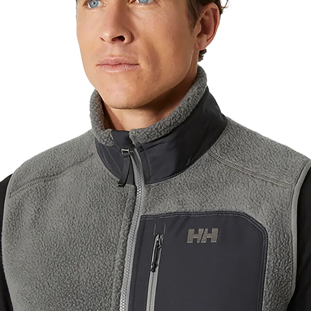 PANORAMA PILE BLOCK VEST Skiundertøj set forfra