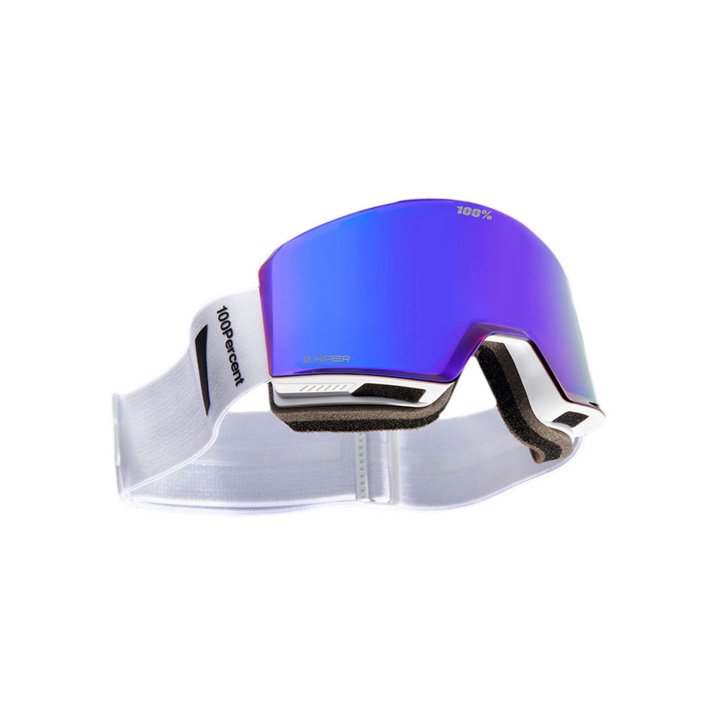 En Skibrille, Norg i farven Hiper hvid/Violet/Mir. Violet set fra en skrå vinkel