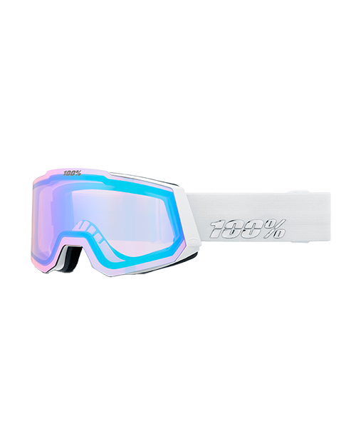 SNOWCRAFT HiPER White/Lavender/Mir. Lavender - Skibrille + Ekstra Linse