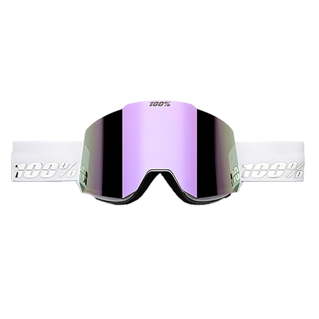 En Skibrille, Snowcraft i farven Hiper hvid/Lavender/Mir. Lavender set forfra