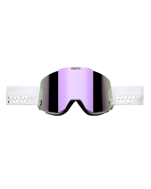 SNOWCRAFT HiPER White/Lavender/Mir. Lavender - Skibrille + Ekstra Linse