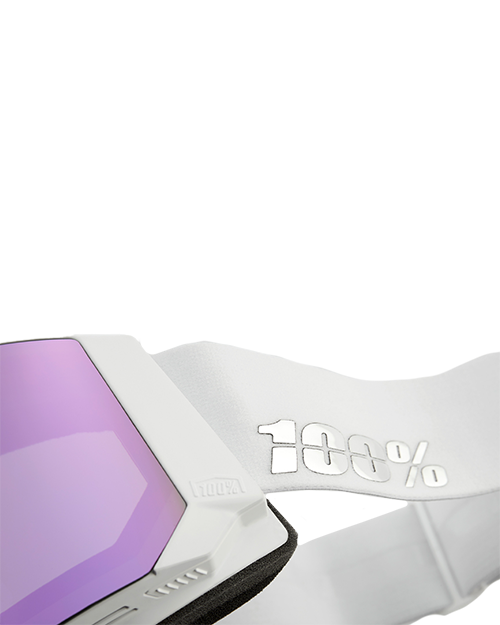 SNOWCRAFT HiPER White/Lavender/Mir. Lavender - Skibrille + Ekstra Linse