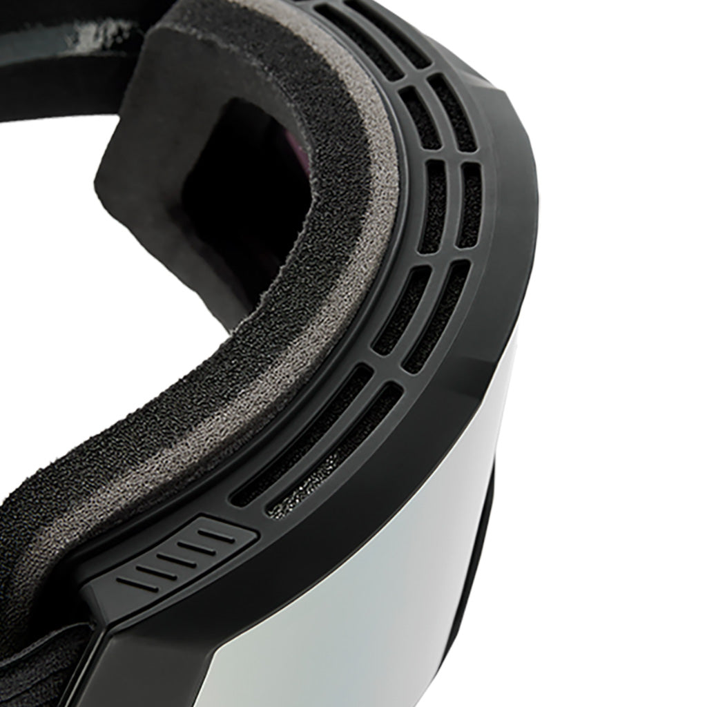 En Skibrille, Snowcraft XL Hiper i farven sort/Silver/Mir. Silver nærbillede