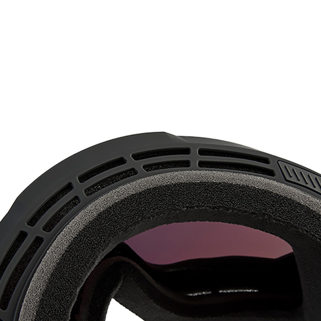 En Skibrille, Snowcraft XL Hiper i farven sort/Silver/Mir. Silver nærbillede