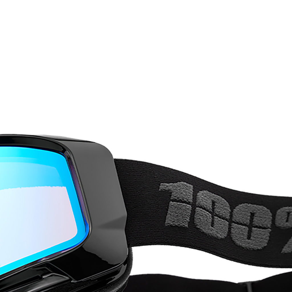 En Skibrille, Okan i farven Hiper sort/Turquoise/Mir. Turquoise detalje