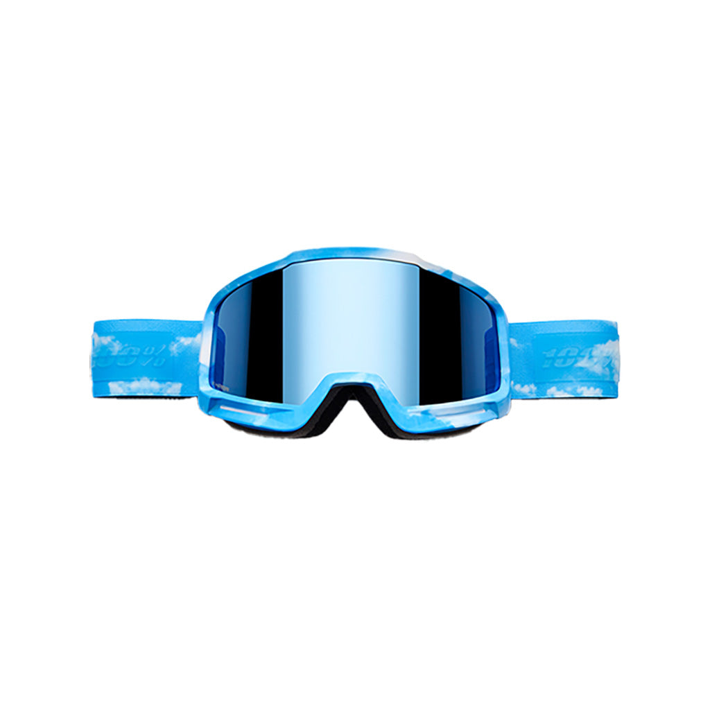 En Skibrille, Okan i farven Hiper Cloud 9/Mir. blå set forfra