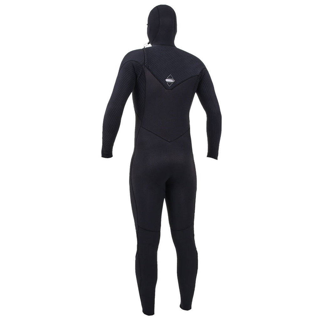 Hyperfreak 5/4+ Chest Zip W/Hood Våddragt set bagfra