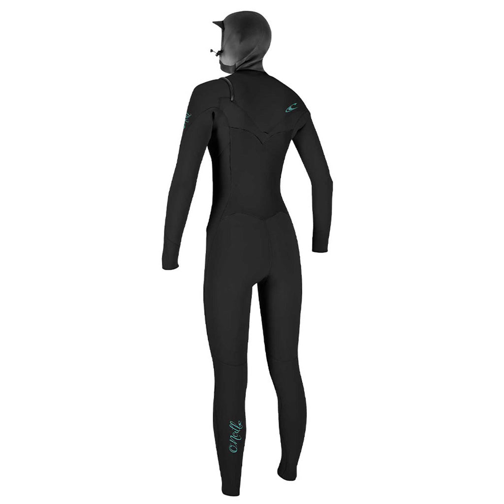 Epic 6/5/4 Chest Zip W/Hood Full Våddragt set bagfra