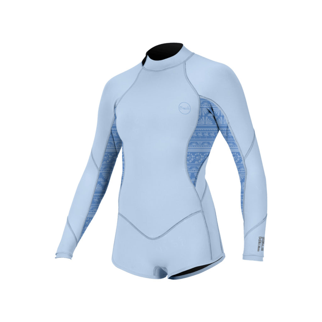 Girls Bahia 2/1 Back Zip L/S Spring - Neopren top