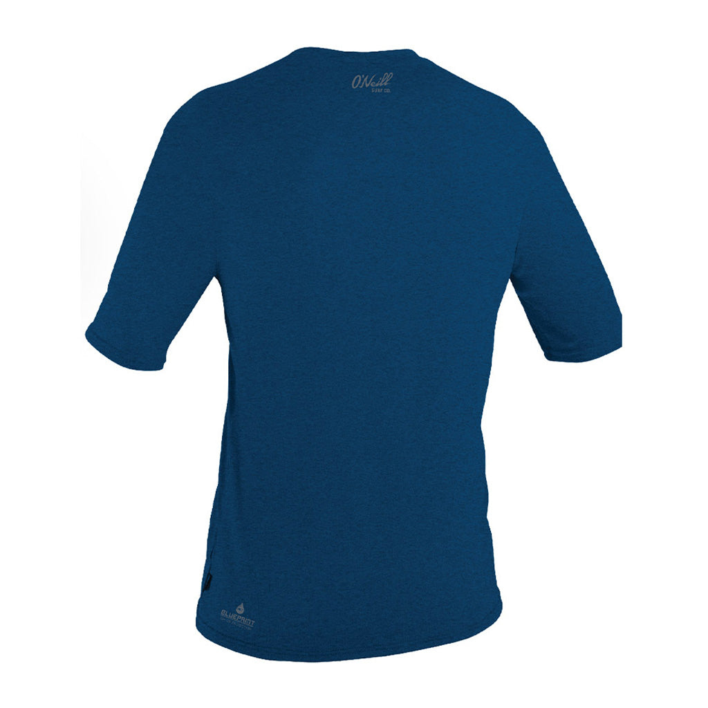 blåprint S/S Sun Shirt Våddragt set bagfra