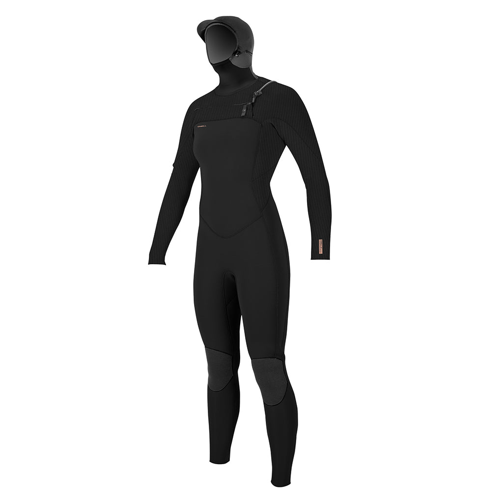 Wms Hyperfreak 5/4+ Chest Zip w/Hood - Våddragt