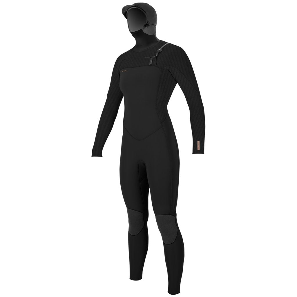 Wms Hyperfreak 5/4+ Chest Zip w/Hood - Våddragt