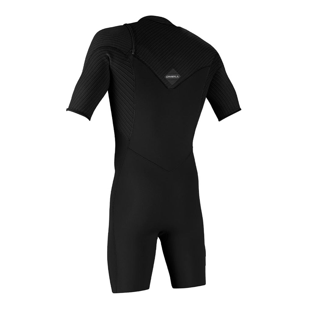 Hyperfreak 2mm Chest Zip S/S Spring Våddragt set bagfra