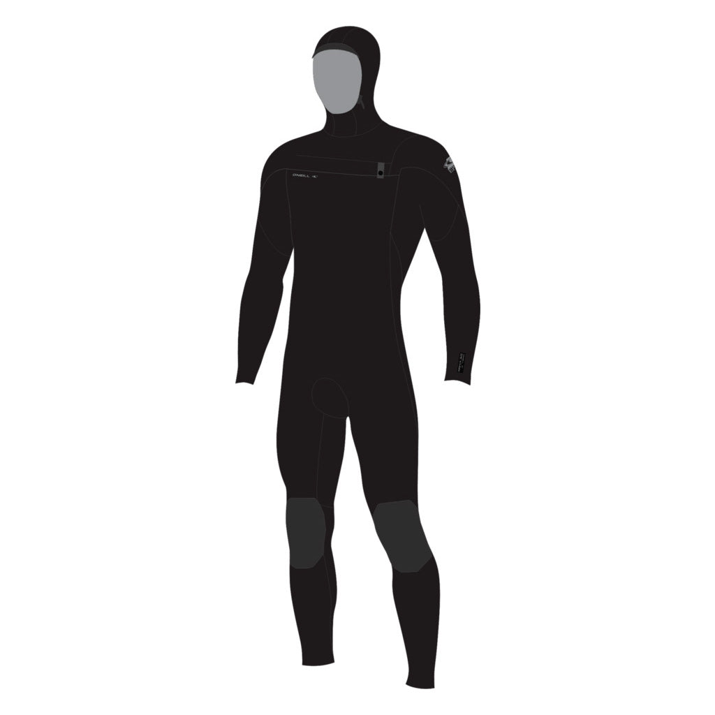 Epic 6/4 Chest Zip W/Hood - Våddragt