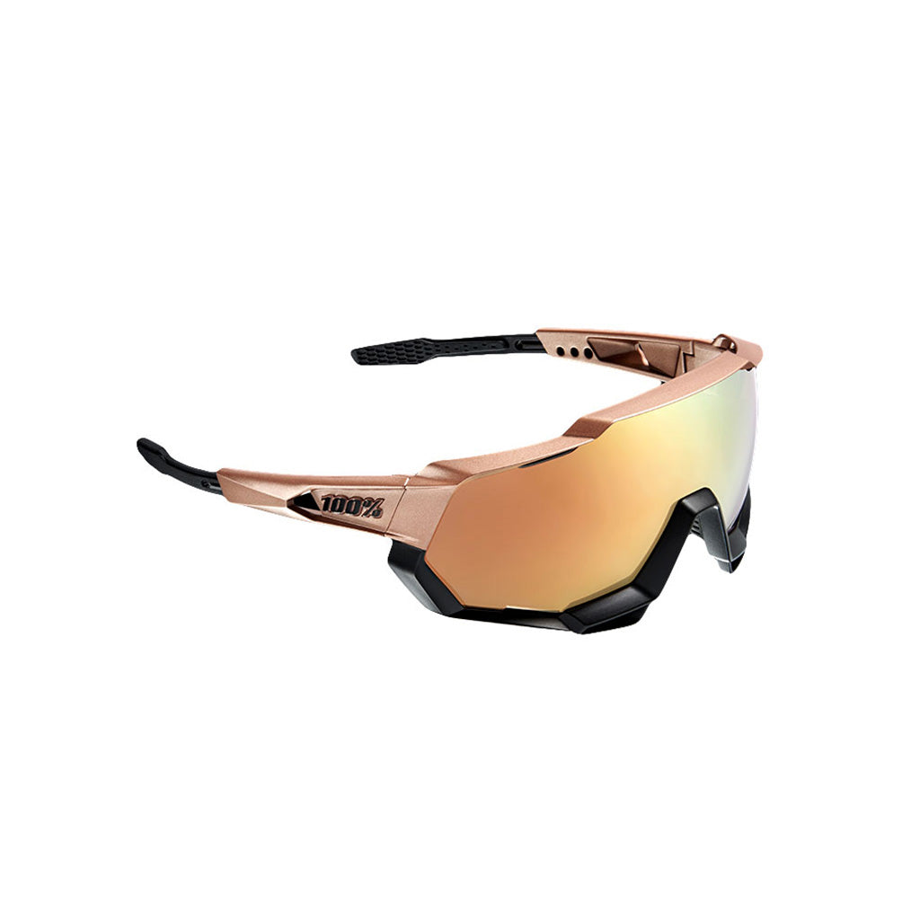 Speedtrap Solbriller i farven Matte Copper Chromium/sort set fra højre side