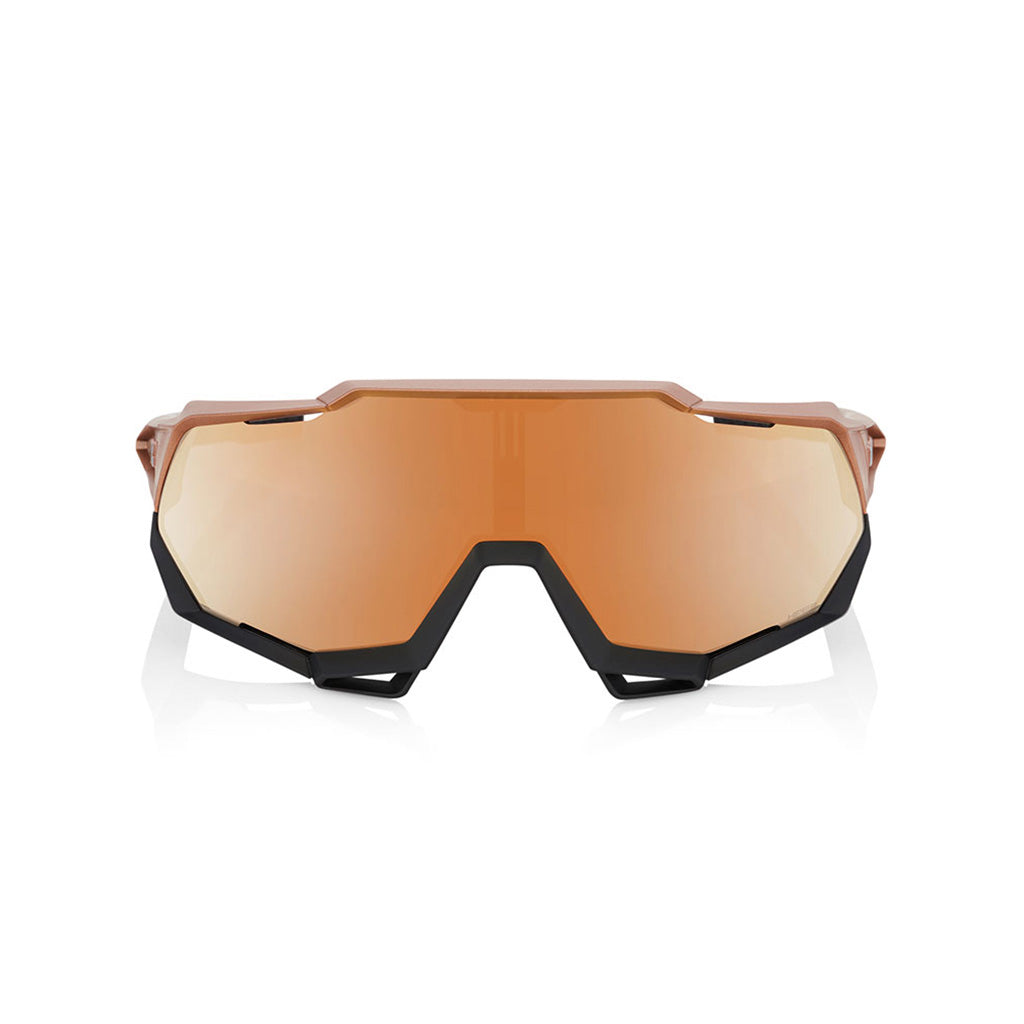 Speedtrap Solbriller i farven Matte Copper Chromium/sort set forfra